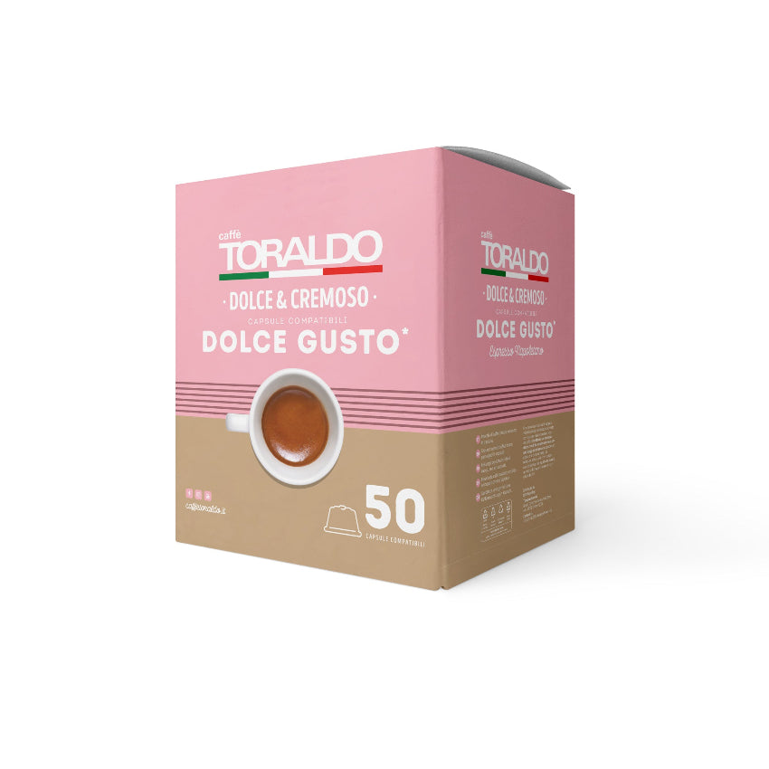 CAPSULE DOLCE GUSTO CREMOSO DOLCE - TORALDO 50 PEZZI