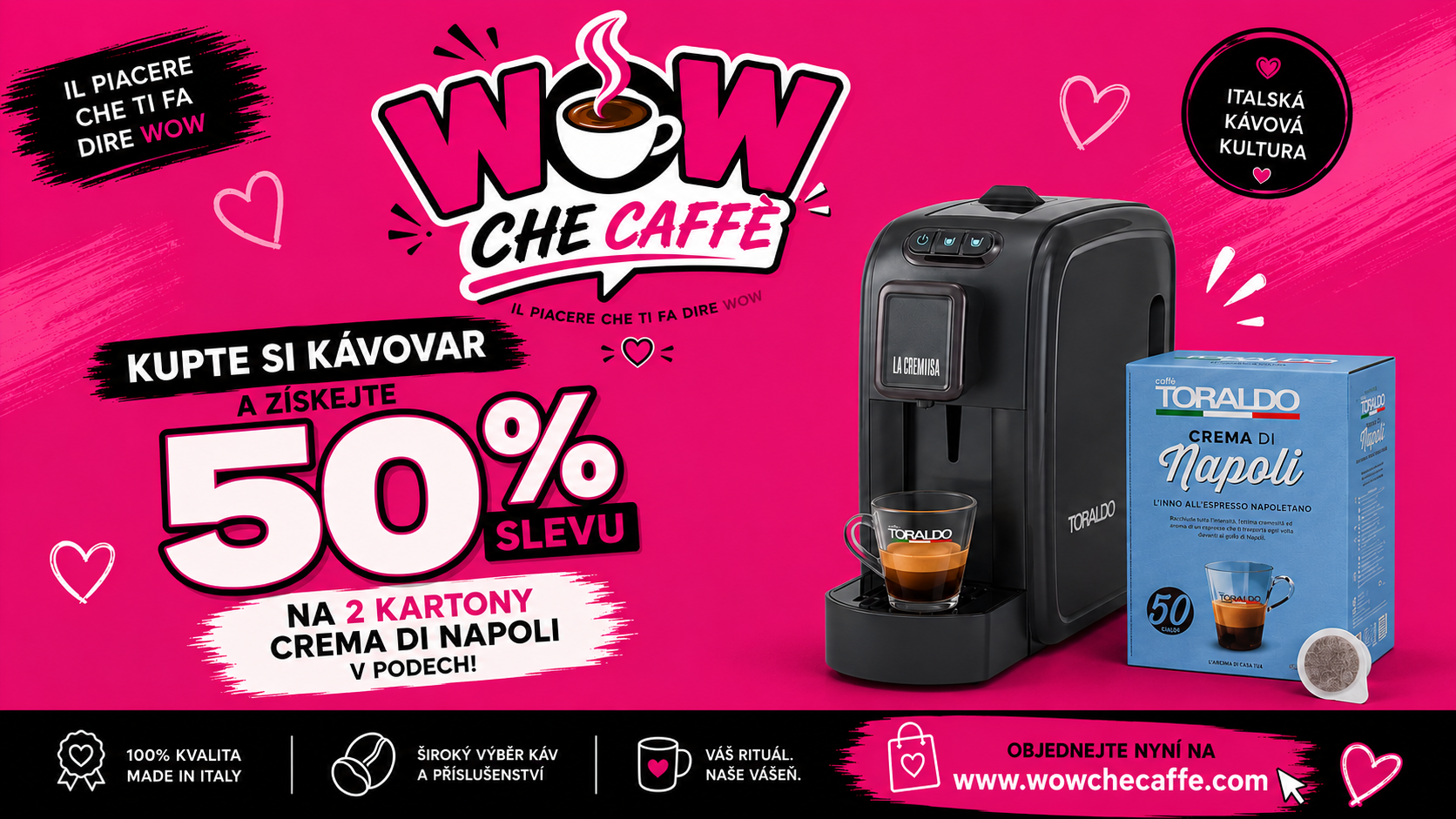 KAVOVAR PLUS KAPSLE 50%