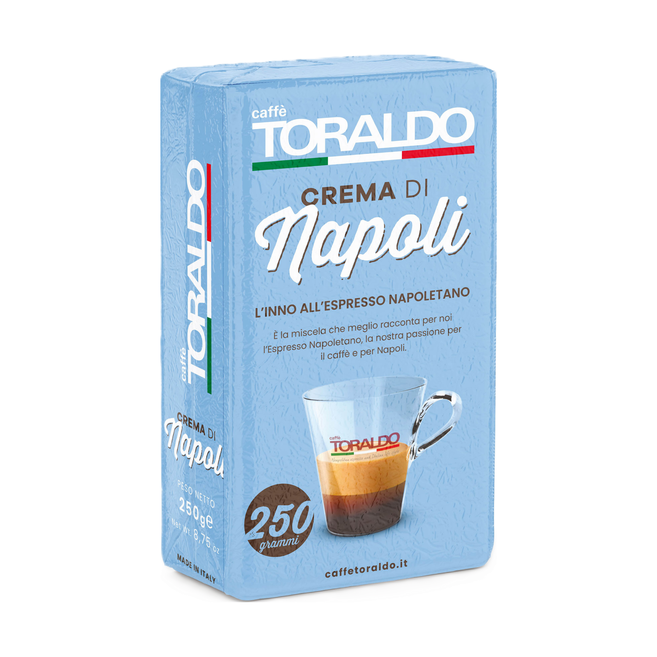 CREMA DI NAPOLI – MLETÁ KÁVA 250 G – TORALDO