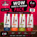 WOW BARISTA PACK | 4 KG ITALSKÉ KÁVY TORALDO