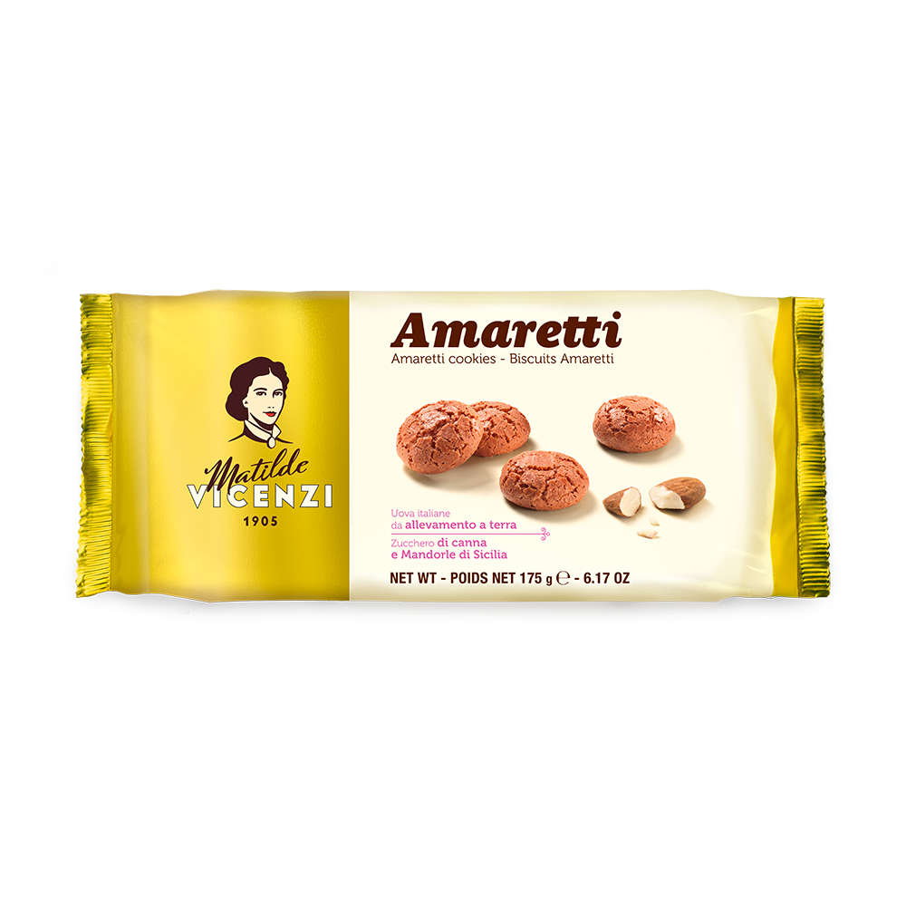 AMARETTO D'ITALIA – ITALSKÉ AMARETTI 175 G – MATILDE VICENZI