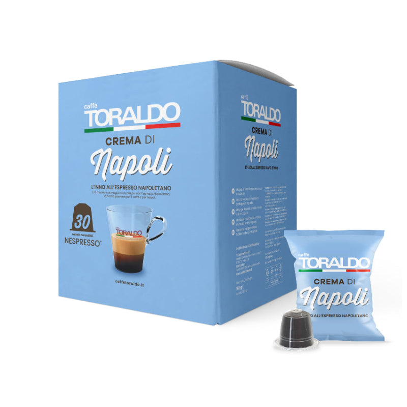 Caffè TORALDO Capsule Compatibili Nespresso - CREMA DI NAPOLI 30 pz