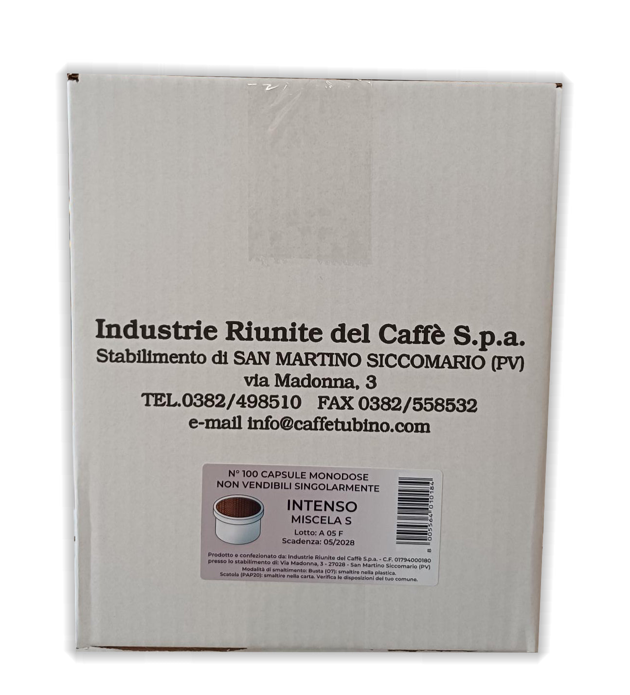 ESPRESSO POINT INTENSO KAPSLE 100 KS - TUBINO