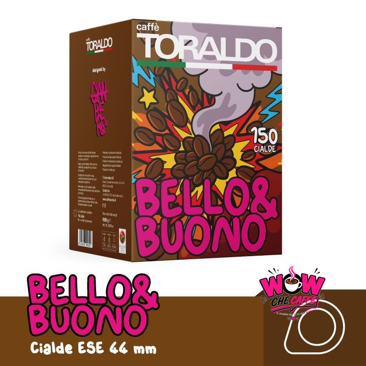BELLO E BUONO – KÁVOVÉ PODY E.S.E. 150 KS – TORALDO