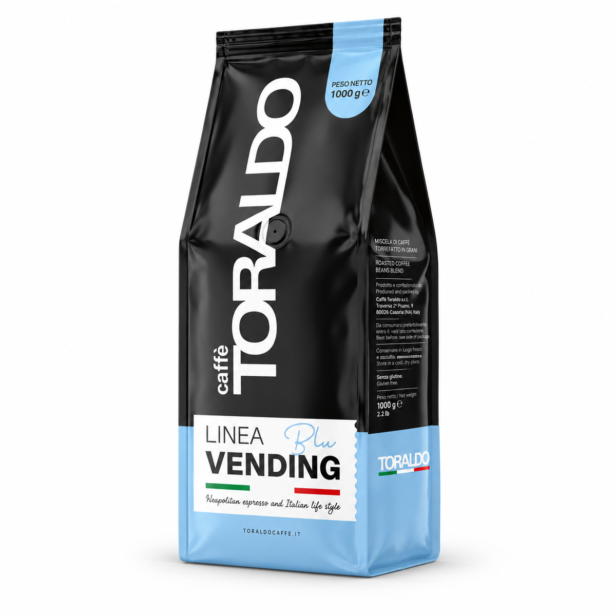 CAFFÈ TORALDO LINEA BLU – ZRNKOVÁ KÁVA 1 KG