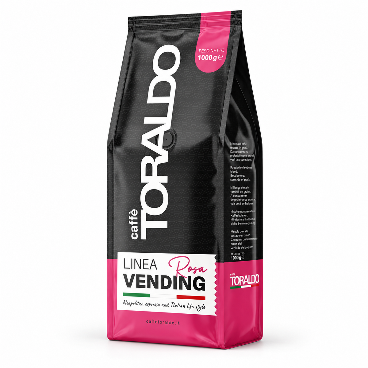 CAFFÈ TORALDO LINEA ROSA – ZRNKOVÁ KÁVA 1 KG