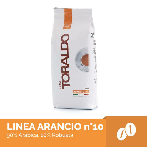 CAFFÈ TORALDO SUPER BAR ARANCIO – ZRNKOVÁ KÁVA 1 KG