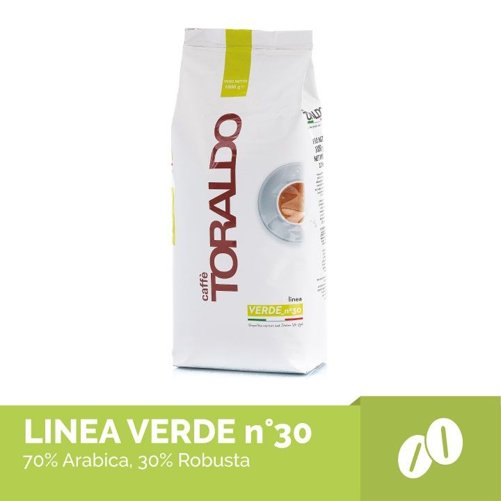 MISCELA DI CAFFÈ TORALDO LINEA VERDE 1KG